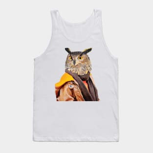 Owl Portrait Tank Top